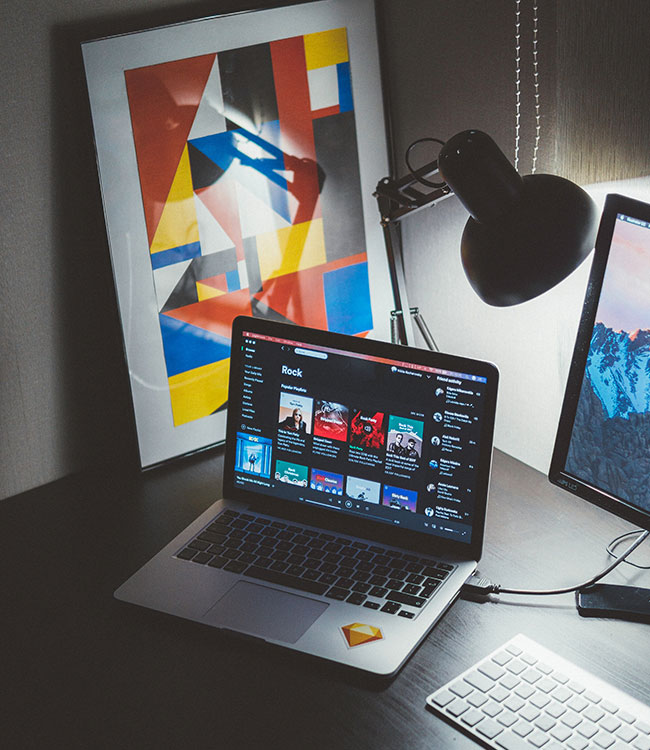 Laptop image by 
					Nikita Kachanovsky from Unsplash